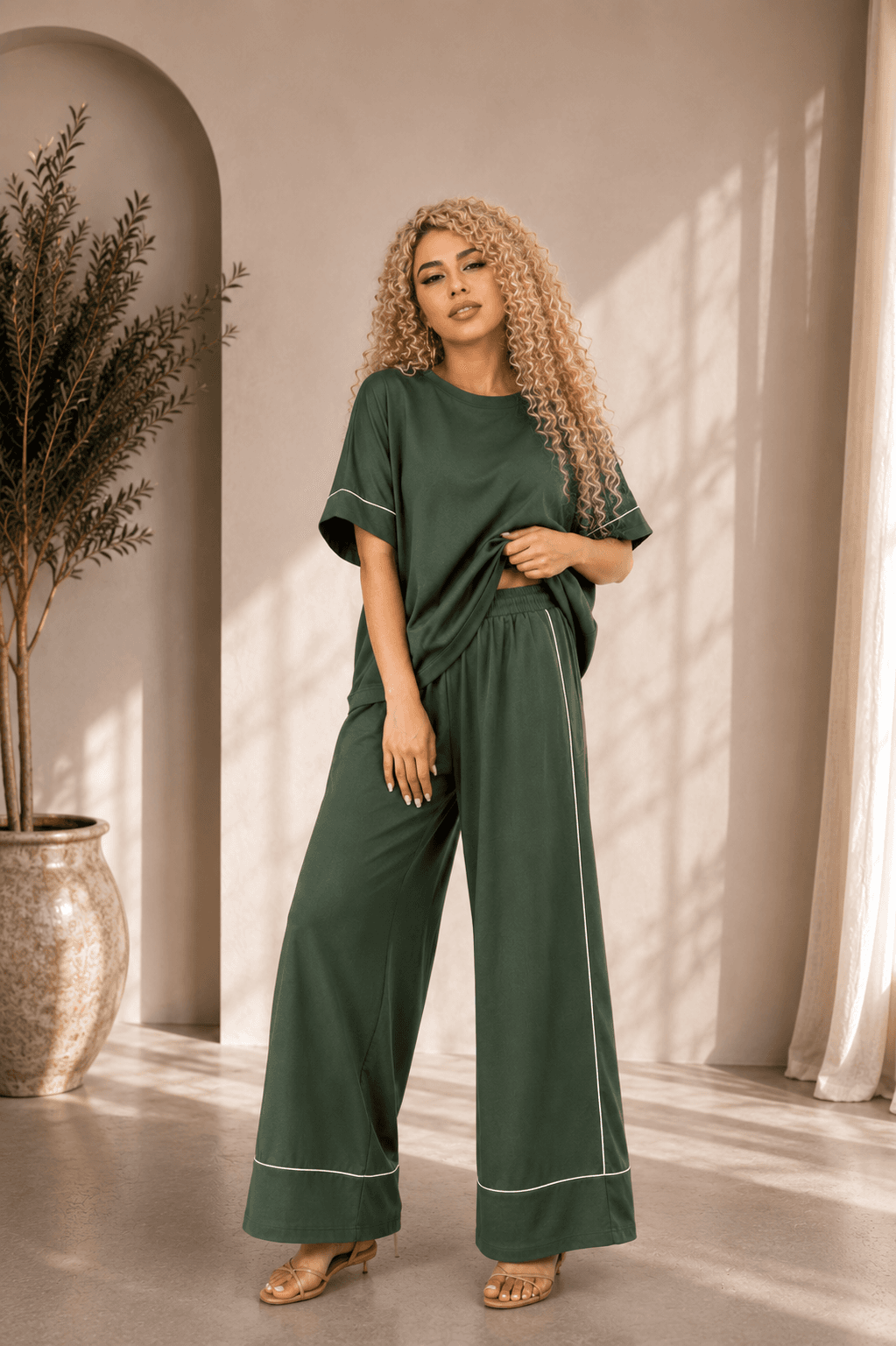 Compleu verde dama